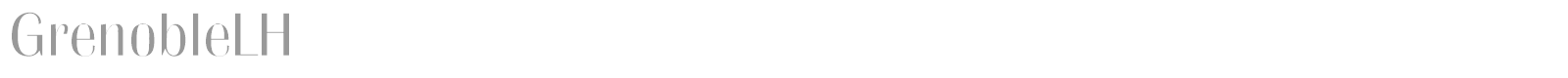 GrenobleLH font preview